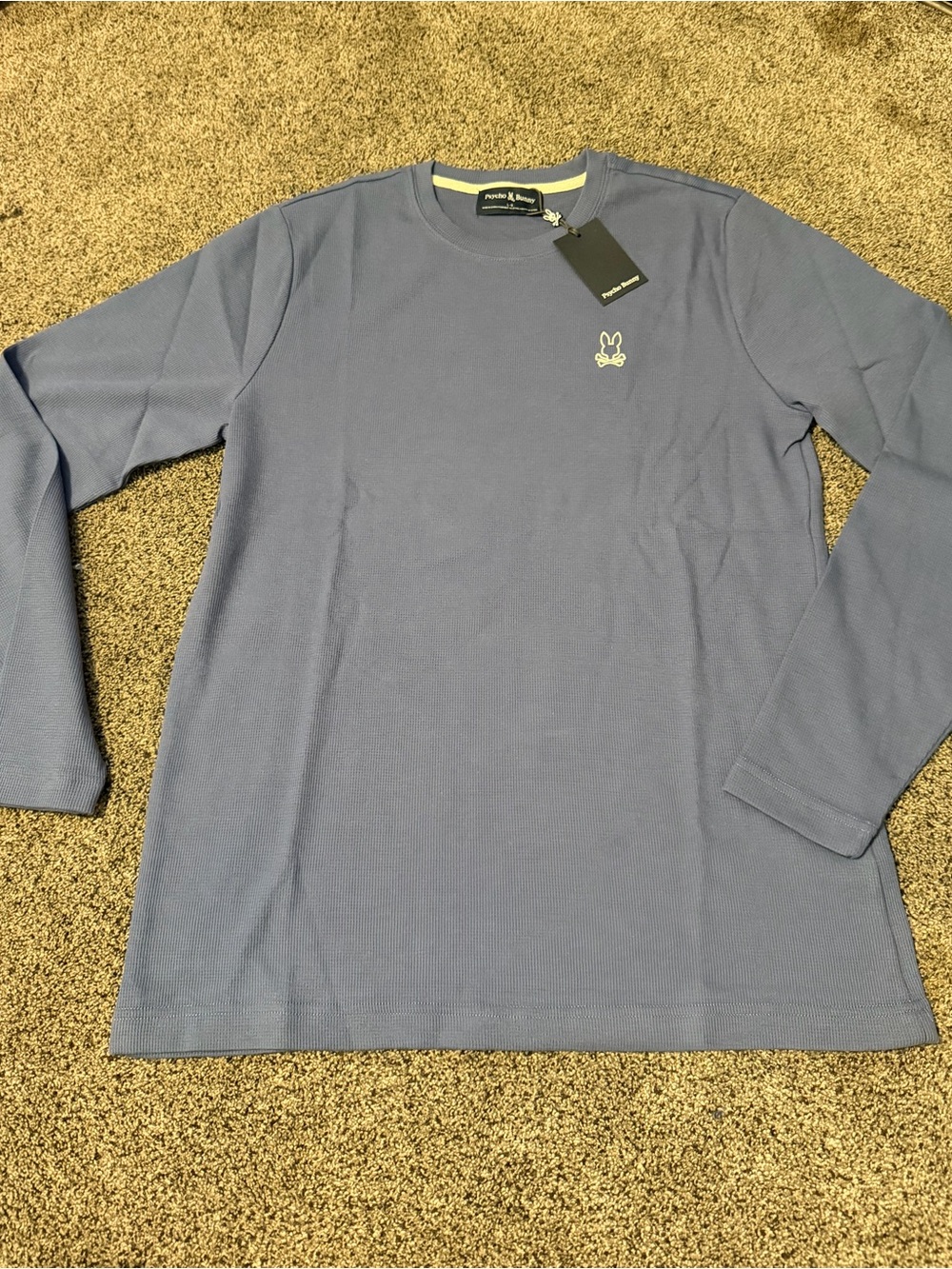 Psycho Bunny Waffle Lounge Long Sleeve Tee - Picture 2 of 7